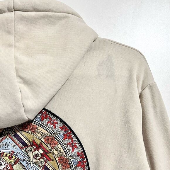 Rare Graf Wu Giraffe Graphic Hoodie XL Streetwear Urban Cozy Comfy Athleisure - Picture 8 of 15